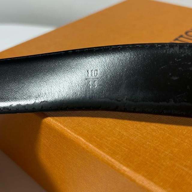 LOUIS VUITTON ルイヴィトン Lサイズ エピ サンチュール ベルト VI0020 シルバー金具 ブラック < ブランド LOUIS VUITTON ルイヴィトン Lサイズ エピ サンチュール ベルト VI0020 シルバー金具 ブラック < ブランドの
