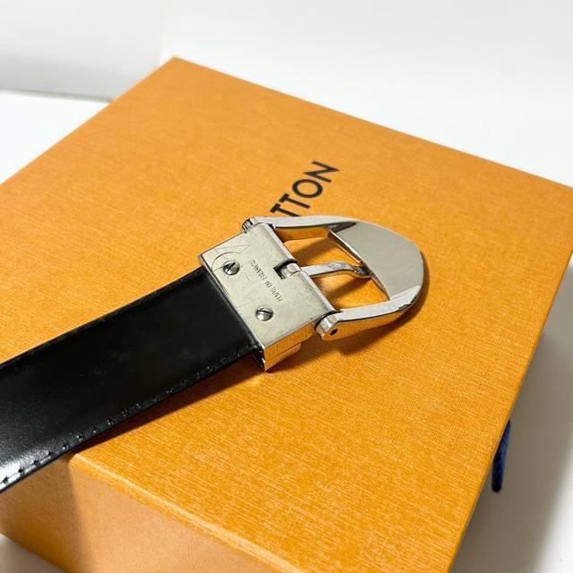 LOUIS VUITTON ルイヴィトン Lサイズ エピ サンチュール ベルト VI0020 シルバー金具 ブラック < ブランド LOUIS VUITTON ルイヴィトン Lサイズ エピ サンチュール ベルト VI0020 シルバー金具 ブラック < ブランドの