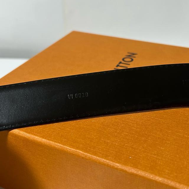 LOUIS VUITTON ルイヴィトン Lサイズ エピ サンチュール ベルト VI0020 シルバー金具 ブラック < ブランド LOUIS VUITTON ルイヴィトン Lサイズ エピ サンチュール ベルト VI0020 シルバー金具 ブラック < ブランドの