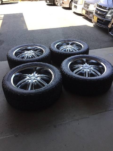 ハマーH2!メッキ×ホワイト24インチアルミ+LTタイヤ!4本セット < 自動車/バイク ハマーH2!メッキ×ホワイト24インチアルミ+LTタイヤ!4本セット < 自動車/バイク