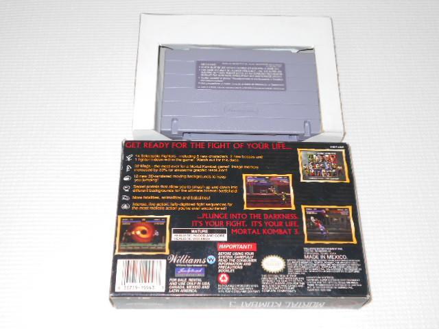 SFCMORTAL KOMBAT 3 SNES CO  Q[{/\tg 