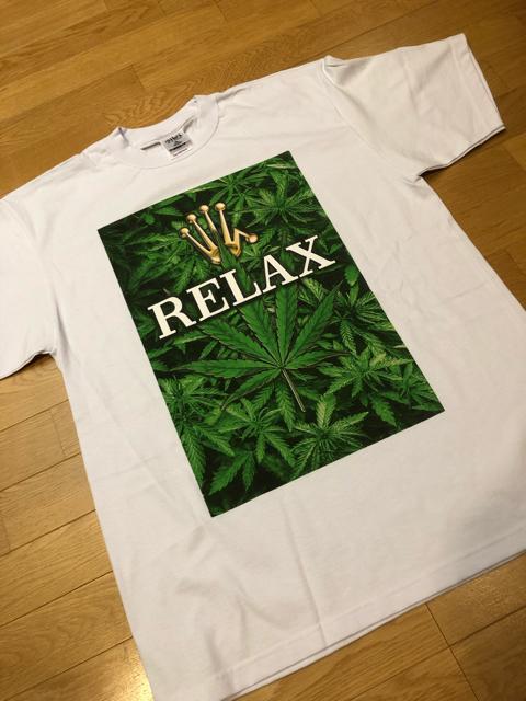 LA直輸入 RELAX マリファナ 白 大きいsizeXL 厚手 N1 < 男性ファッション LA直輸入 RELAX マリファナ 白 大きいsizeXL 厚手 N1 < 男性ファッションの
