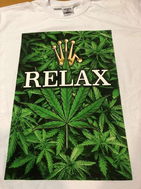 LA直輸入 RELAX マリファナ 白 大きいsizeXL 厚手 N1 < 男性ファッション LA直輸入 RELAX マリファナ 白 大きいsizeXL 厚手 N1 < 男性ファッションの