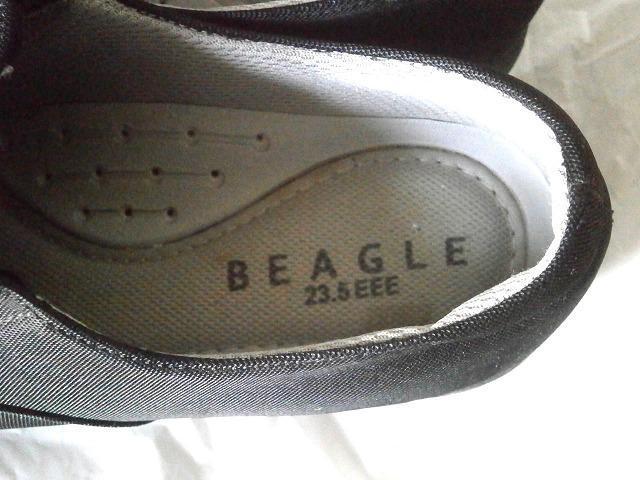 ◆Beagle 23.5 中古品 23.5 ブラック ローファー < 女性ファッション  ◆Beagle 23.5 中古品 23.5 ブラック ローファー < 女性ファッションの