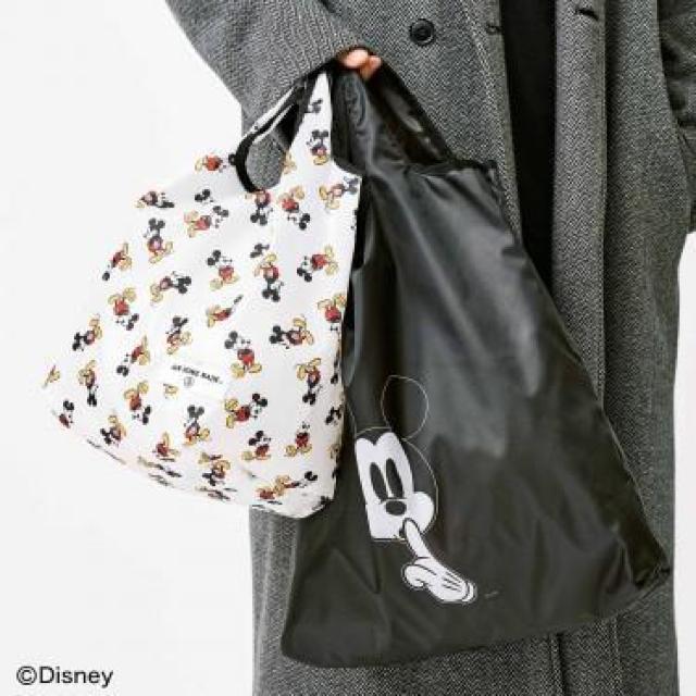 MICKEY MOUSE produced by JAM HOME MADEエコバッグ2個セット/smart2021年2月号付録 < 女性ファッション  MICKEY MOUSE produced by JAM HOME MADEエコバッグ2個セット/smart2021年2月号付録 < 女性ファッションの
