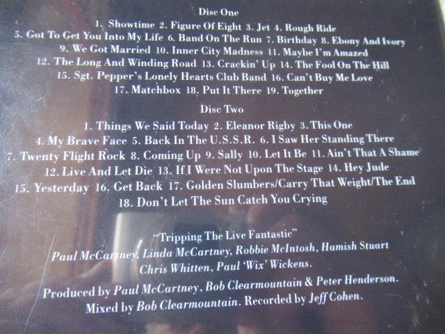 ポール・マッカートニー 2枚組CD、「 ポール・マッカートニー・ライヴ!! 」  帯付き国内盤 < CD/DVD/ビデオ  ポール・マッカートニー 2枚組CD、「 ポール・マッカートニー・ライヴ!! 」  帯付き国内盤 < CD/DVD/ビデオの