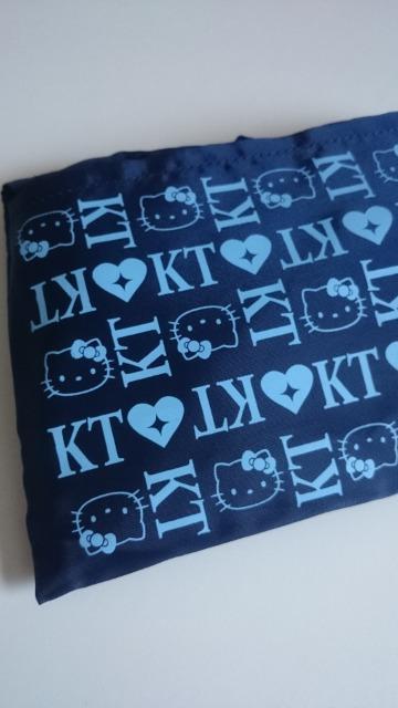 新品未使用☆ハローキティ★エコバッグ☆折りたたみ★ネイビー☆ < 女性ファッション  新品未使用☆ハローキティ★エコバッグ☆折りたたみ★ネイビー☆ < 女性ファッションの