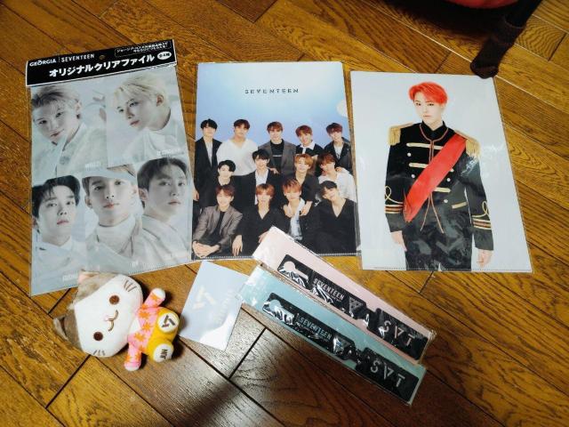 SEVENTEEN SVT ラゲッジタグ クリアファイル ぬいぐるみ セット < タレントグッズ  SEVENTEEN SVT ラゲッジタグ クリアファイル ぬいぐるみ セット  < タレントグッズの