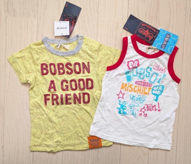 95★BOBSON★半袖Tシャツ★消臭タンクトップ★2枚セット★新品★送料無料 < キッズ/ベビー 95★BOBSON★半袖Tシャツ★消臭タンクトップ★2枚セット★新品★送料無料 < キッズ/ベビーの