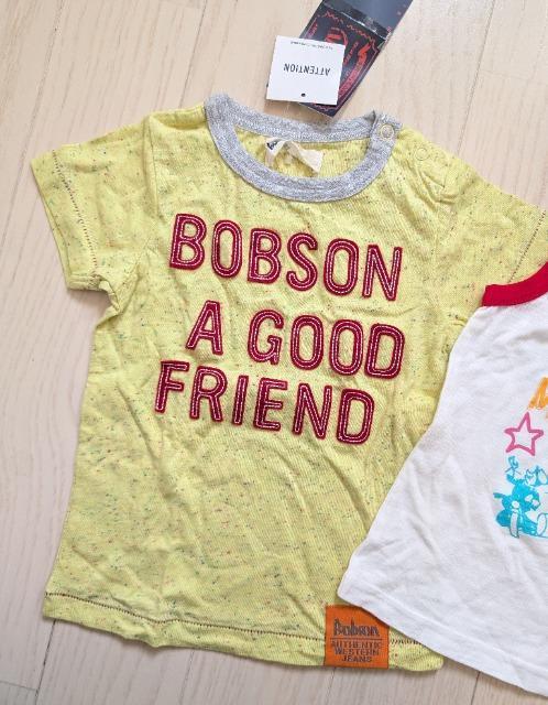 95★BOBSON★半袖Tシャツ★消臭タンクトップ★2枚セット★新品★送料無料 < キッズ/ベビー 95★BOBSON★半袖Tシャツ★消臭タンクトップ★2枚セット★新品★送料無料 < キッズ/ベビーの