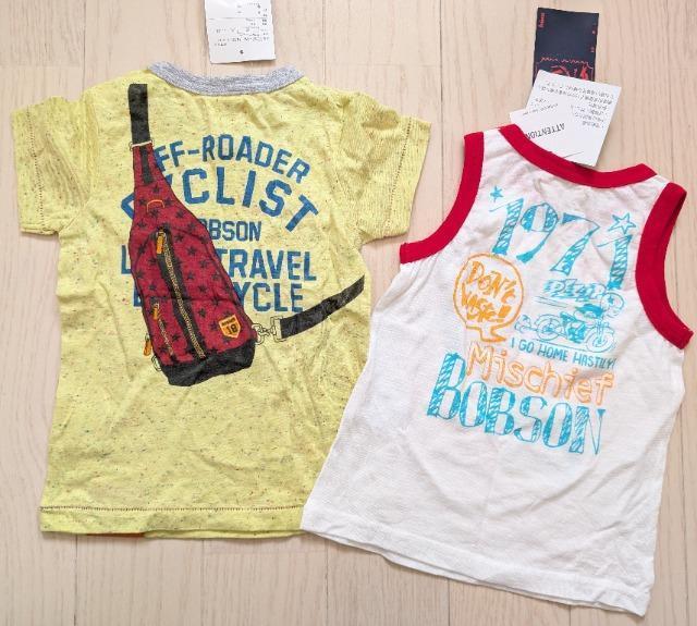 95★BOBSON★半袖Tシャツ★消臭タンクトップ★2枚セット★新品★送料無料 < キッズ/ベビー 95★BOBSON★半袖Tシャツ★消臭タンクトップ★2枚セット★新品★送料無料 < キッズ/ベビーの