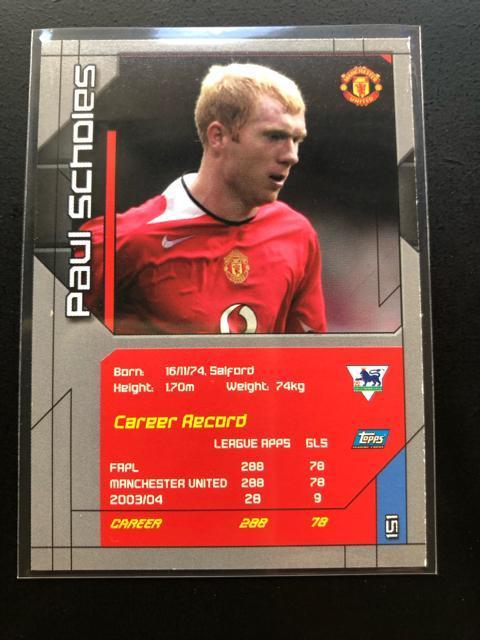 2003・04 topps/マンチェスター・ユナイテッド・ポ−ル・スコ−ルズ < トレーディングカード  2003・04 topps/マンチェスター・ユナイテッド・ポ−ル・スコ−ルズ < トレーディングカードの