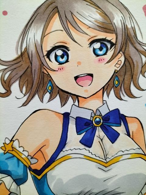 自作イラスト・ラブライブサンシャイン・渡辺曜 < アニメ/コミック/キャラクター  自作イラスト・ラブライブサンシャイン・渡辺曜  < アニメ/コミック/キャラクターの