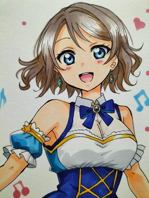自作イラスト・ラブライブサンシャイン・渡辺曜 < アニメ/コミック/キャラクター  自作イラスト・ラブライブサンシャイン・渡辺曜 < アニメ/コミック/キャラクターの