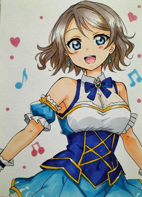 自作イラスト・ラブライブサンシャイン・渡辺曜 < アニメ/コミック/キャラクター  自作イラスト・ラブライブサンシャイン・渡辺曜 < アニメ/コミック/キャラクターの