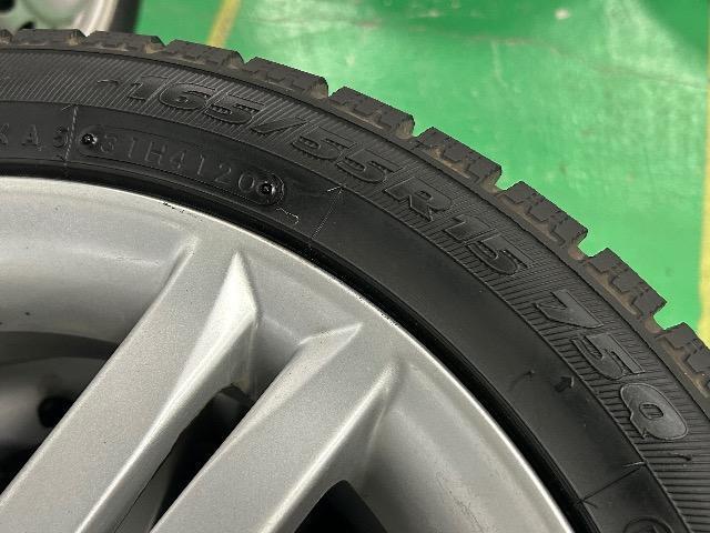 0092411)中古国産スタッドレスタイヤ4本トーヨーガリットGIZダイハツ純正ホイールセット軽自動車165/55R15送料無料 < 自動車/バイク 0092411)中古国産スタッドレスタイヤ4本トーヨーガリットGIZダイハツ純正ホイールセット軽自動車165/55R15送料無料 < 自動車/バイク
