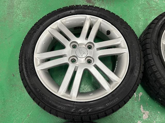 0092411)中古国産スタッドレスタイヤ4本トーヨーガリットGIZダイハツ純正ホイールセット軽自動車165/55R15送料無料 < 自動車/バイク 0092411)中古国産スタッドレスタイヤ4本トーヨーガリットGIZダイハツ純正ホイールセット軽自動車165/55R15送料無料 < 自動車/バイク