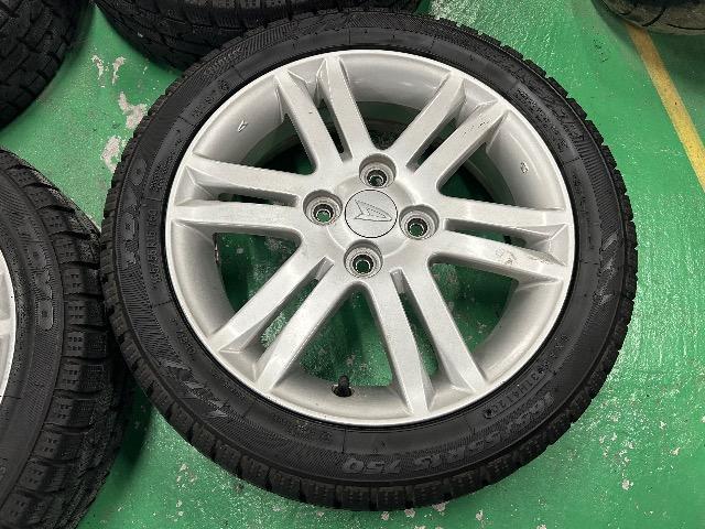 0092411)中古国産スタッドレスタイヤ4本トーヨーガリットGIZダイハツ純正ホイールセット軽自動車165/55R15送料無料 < 自動車/バイク 0092411)中古国産スタッドレスタイヤ4本トーヨーガリットGIZダイハツ純正ホイールセット軽自動車165/55R15送料無料 < 自動車/バイク