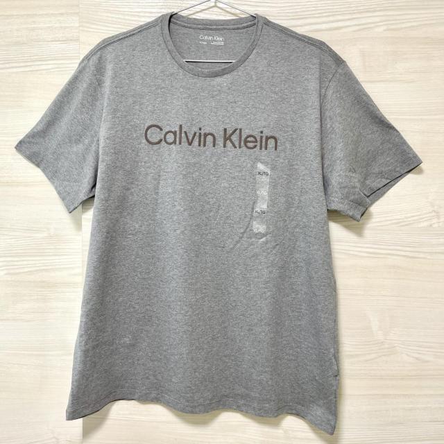 カルバンクライン Tシャツ XL 半袖 プリント ロゴ コットン メンズ グレー < 男性ファッション カルバンクライン Tシャツ XL 半袖 プリント ロゴ コットン メンズ グレー < 男性ファッションの