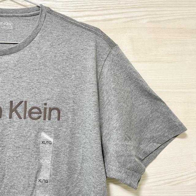 カルバンクライン Tシャツ XL 半袖 プリント ロゴ コットン メンズ グレー < 男性ファッション カルバンクライン Tシャツ XL 半袖 プリント ロゴ コットン メンズ グレー < 男性ファッションの