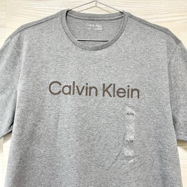 カルバンクライン Tシャツ XL 半袖 プリント ロゴ コットン メンズ グレー < 男性ファッション カルバンクライン Tシャツ XL 半袖 プリント ロゴ コットン メンズ グレー < 男性ファッションの