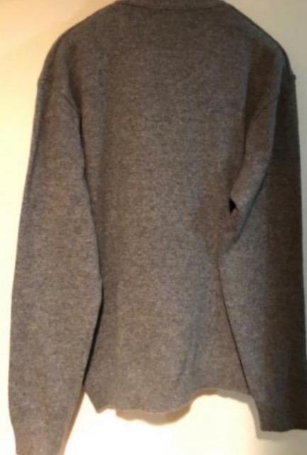 特価美品MACCHIO日本製チェック柄V衿前開きニットカーディガングレー系長袖毛100%アウターセーター大活躍通勤フォーマル < 男性ファッション 特価美品MACCHIO日本製チェック柄V衿前開きニットカーディガングレー系長袖毛100%アウターセーター大活躍通勤フォーマル < 男性ファッションの