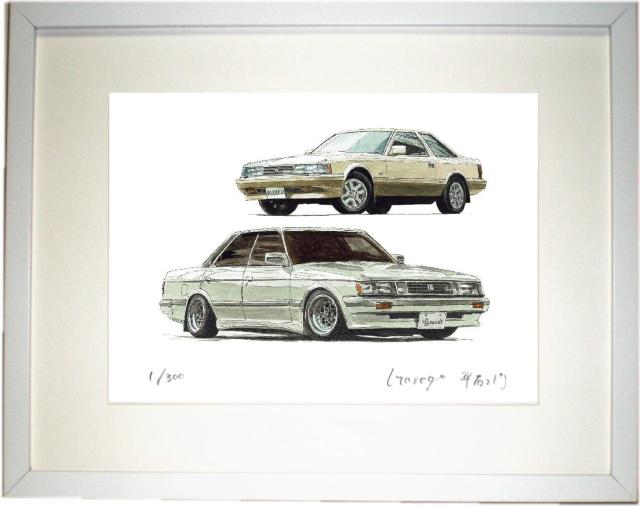 NC-746ソアラ/マークU限定版画サイン額装作家平右ヱ門 < 自動車/バイク NC-746ソアラ/マークU限定版画サイン額装作家平右ヱ門 < 自動車/バイク