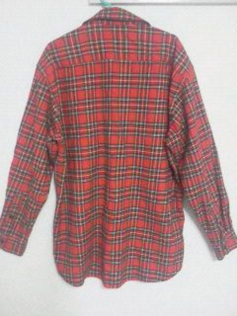 Fー103★UNIQLOメンズ長袖チェックネルシャツ レッド L < ブランド  Fー103★UNIQLOメンズ長袖チェックネルシャツ レッド L < ブランドの