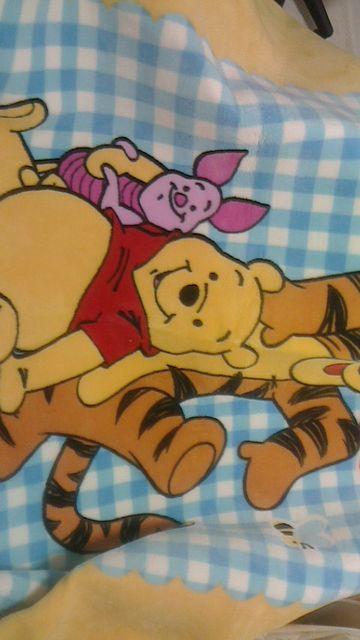 くまのぷーさんフランネルラグ185×235p ブルー系 < おもちゃ  くまのぷーさんフランネルラグ185×235p ブルー系  < おもちゃの