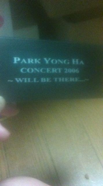 �p�N�E�����nPAKUYONGHA CONCERT2006�`WIllABETHERE�`�L�[�z���_�[ �� �^�����g�O�b�Y�� 