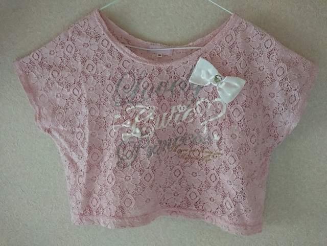 lovely.CRTCUTIEピンクレースドルマンゆるかわリボン < キッズ/ベビー lovely.CRTCUTIEピンクレースドルマンゆるかわリボン < キッズ/ベビーの