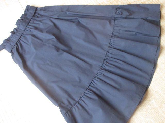 未使用タグ付☆ハイウエストリボンフリルスカート(ブラック) < ブランド  未使用タグ付☆ハイウエストリボンフリルスカート(ブラック) < ブランドの