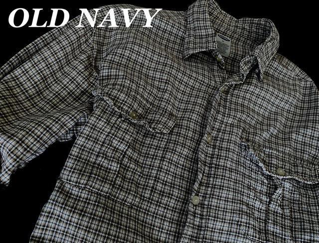 【OLD NAVY】オールドネイビー Vintage Washed フランネルシャツ US−M(L)/Plaid GAP < ブランド 【OLD NAVY】オールドネイビー Vintage Washed フランネルシャツ US−M(L)/Plaid GAP < ブランドの