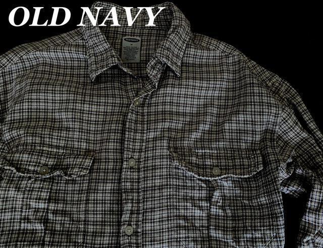 【OLD NAVY】オールドネイビー Vintage Washed フランネルシャツ US−M(L)/Plaid GAP < ブランド 【OLD NAVY】オールドネイビー Vintage Washed フランネルシャツ US−M(L)/Plaid GAP < ブランドの