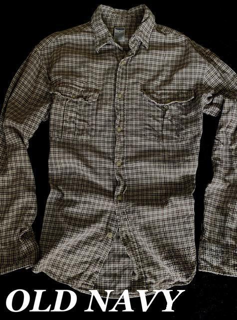 【OLD NAVY】オールドネイビー Vintage Washed フランネルシャツ US−M(L)/Plaid GAP < ブランド 【OLD NAVY】オールドネイビー Vintage Washed フランネルシャツ US−M(L)/Plaid GAP < ブランドの
