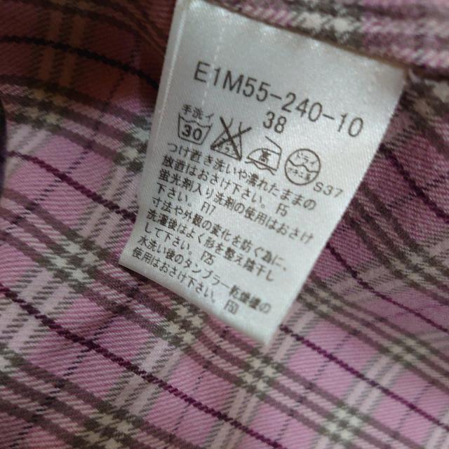 バーバリーブルーレーベルAラインネルシャツ38 < ブランド  バーバリーブルーレーベルAラインネルシャツ38 < ブランドの