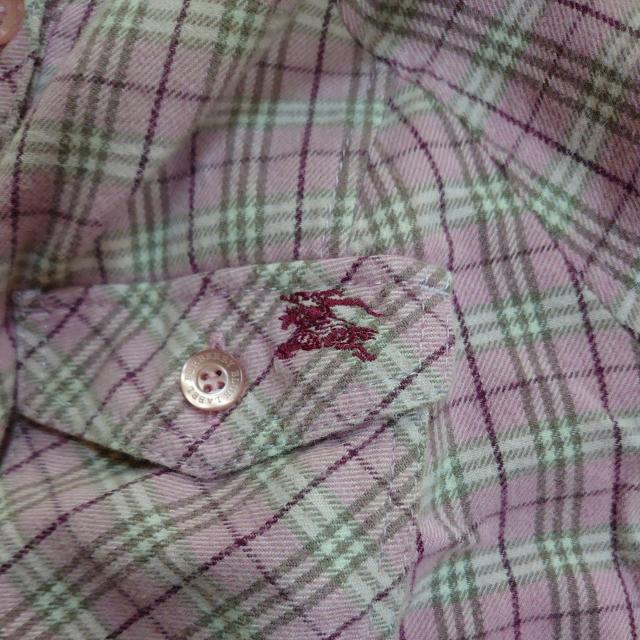 バーバリーブルーレーベルAラインネルシャツ38 < ブランド  バーバリーブルーレーベルAラインネルシャツ38 < ブランドの