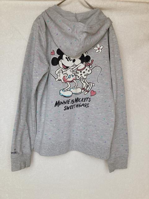 古着 ディズニー ミッキー ミニー バッグプリント 長袖 パーカー トレーナー N2m < 女性ファッション  古着 ディズニー ミッキー ミニー バッグプリント 長袖 パーカー トレーナー N2m < 女性ファッションの
