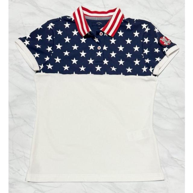 キャロウェイ 星柄 星条旗ポロシャツ#M < レジャー/スポーツ キャロウェイ 星柄 星条旗ポロシャツ#M < レジャー/スポーツの