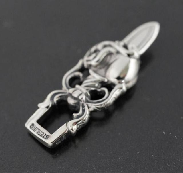 クロムハーツ/ダガーハートペンダント/ルビーパヴェ/新品加工/インボイス/CHROME HEARTS < ブランド  クロムハーツ/ダガーハートペンダント/ルビーパヴェ/新品加工/インボイス/CHROME HEARTS < ブランドの