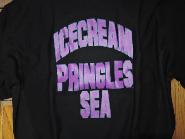 �V�i WIND AND SEA x ICECREAM �~ PRINGLES �X�E�F�b�g �V���c L�� SWEAT SHIRT���N�� �� �j���t�@�b�V������ 