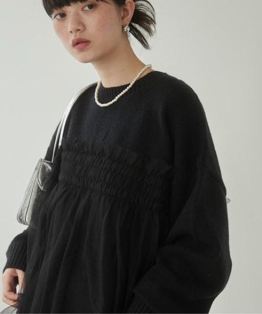 ANGIEチュールドッキングニット < 女性ファッション ANGIEチュールドッキングニット < 女性ファッションの