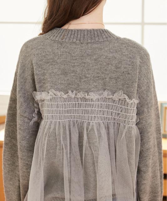 ANGIEチュールドッキングニット < 女性ファッション ANGIEチュールドッキングニット < 女性ファッションの