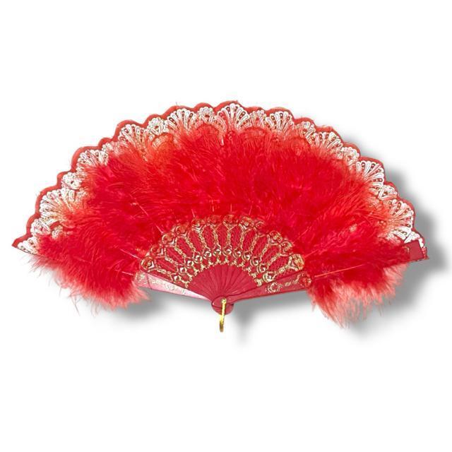 チャイナ風ファー付扇子☆ジュリ扇☆ジュリアナ < 女性ファッション チャイナ風ファー付扇子☆ジュリ扇☆ジュリアナ < 女性ファッションの