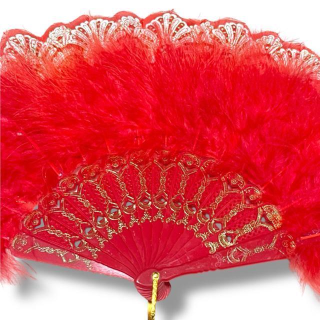 チャイナ風ファー付扇子☆ジュリ扇☆ジュリアナ < 女性ファッション チャイナ風ファー付扇子☆ジュリ扇☆ジュリアナ < 女性ファッションの