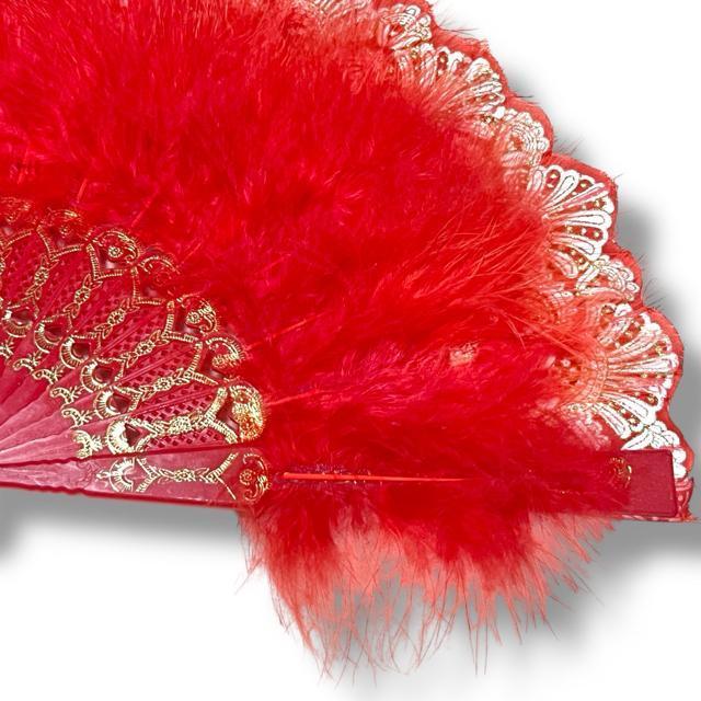 チャイナ風ファー付扇子☆ジュリ扇☆ジュリアナ < 女性ファッション チャイナ風ファー付扇子☆ジュリ扇☆ジュリアナ < 女性ファッションの