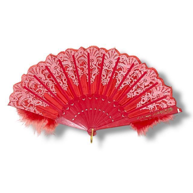 チャイナ風ファー付扇子☆ジュリ扇☆ジュリアナ < 女性ファッション チャイナ風ファー付扇子☆ジュリ扇☆ジュリアナ < 女性ファッションの