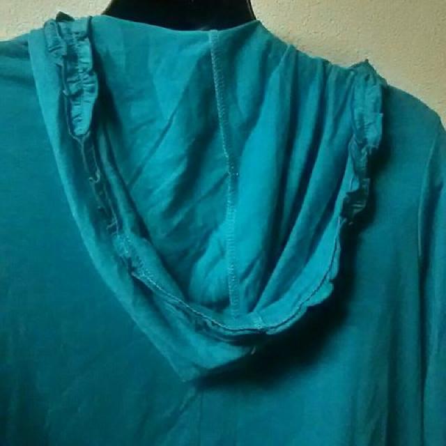 新品★タグ有エメグリフード付トッパー/L < 女性ファッション  新品★タグ有エメグリフード付トッパー/L < 女性ファッションの