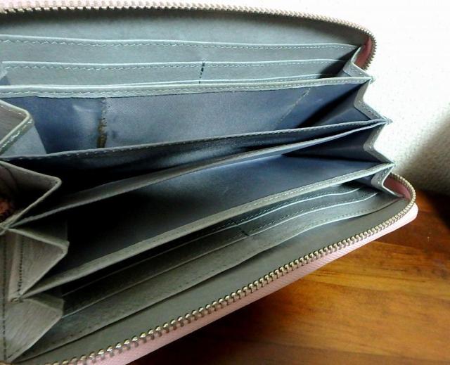 ◆長財布 編みこみ エナメル ピンク 中古品 < ホビー  ◆長財布 編みこみ エナメル ピンク 中古品 < ホビーの