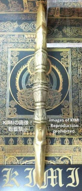 三鈷杵 13.5cm 真鍮製 仏教芸術 瞑想 修行 勉強 精神 < インテリア/ライフ  三鈷杵 13.5cm 真鍮製 仏教芸術 瞑想 修行 勉強 精神 < インテリア/ライフの